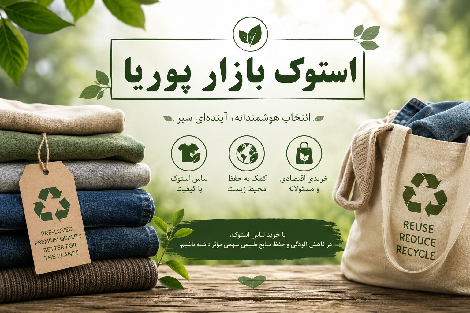 چگونه خرید لباس استوک به حفظ محیط زیست کمک می‌کند؟ | نقش پوشاک استوک در مد پایدار