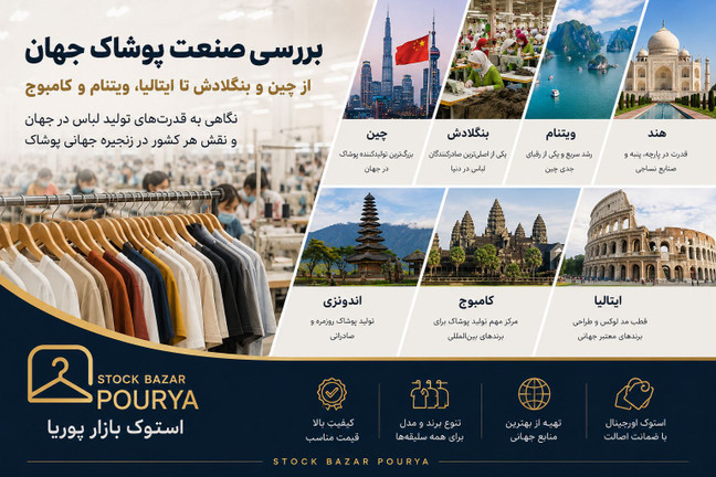 بررسی صنعت پوشاک جهان؛ از چین و بنگلادش تا ایتالیا، ویتنام و کامبوج