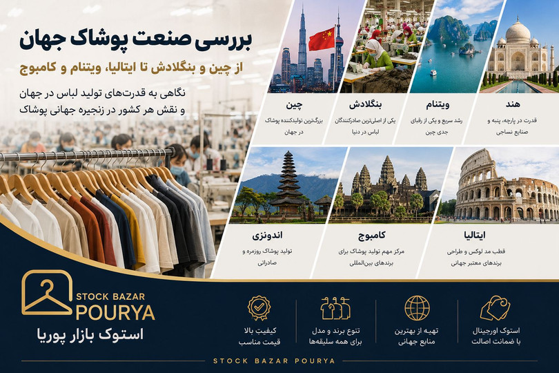 بررسی صنعت پوشاک جهان؛ از چین و بنگلادش تا ایتالیا، ویتنام و کامبوج