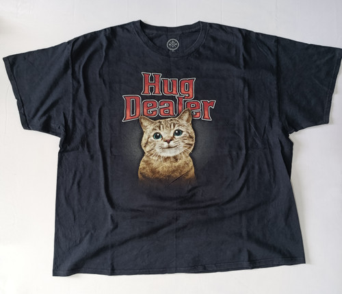 تی شرت مردانه برند HUG DEALER استوک اورجینال رنگ مشکی