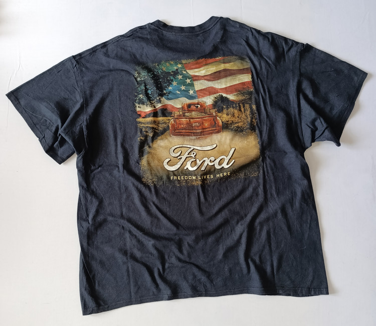 تی شرت مردانه رند فورد FORD استوک اورجینال رنگ مشکی