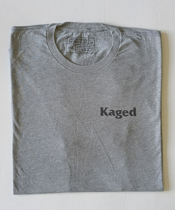 تی شرت مردانه برند KAGED MUSCLE استوک اورجینال رنگ طوسی