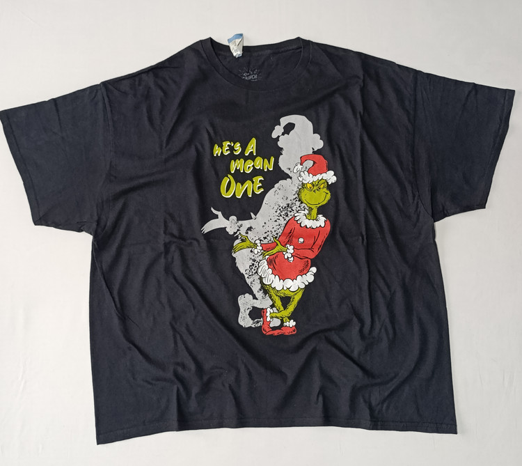 تی شرت زنانه برند د گرینچ THE GRINCH استوک اورجینال رنگ مشکی