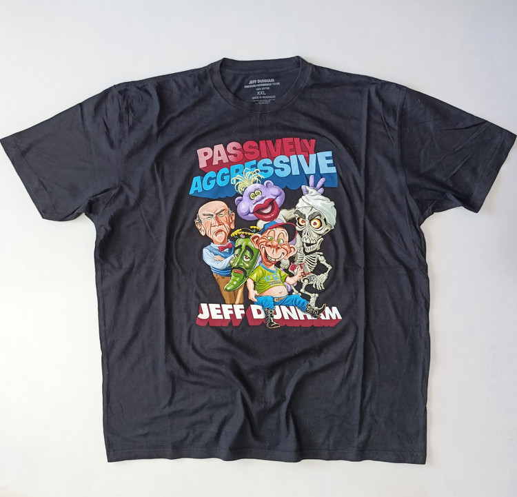 تی شرت مردانه برندجف دانهم JEFF DUNHAM استوک اورجینال رنگ مشکی
