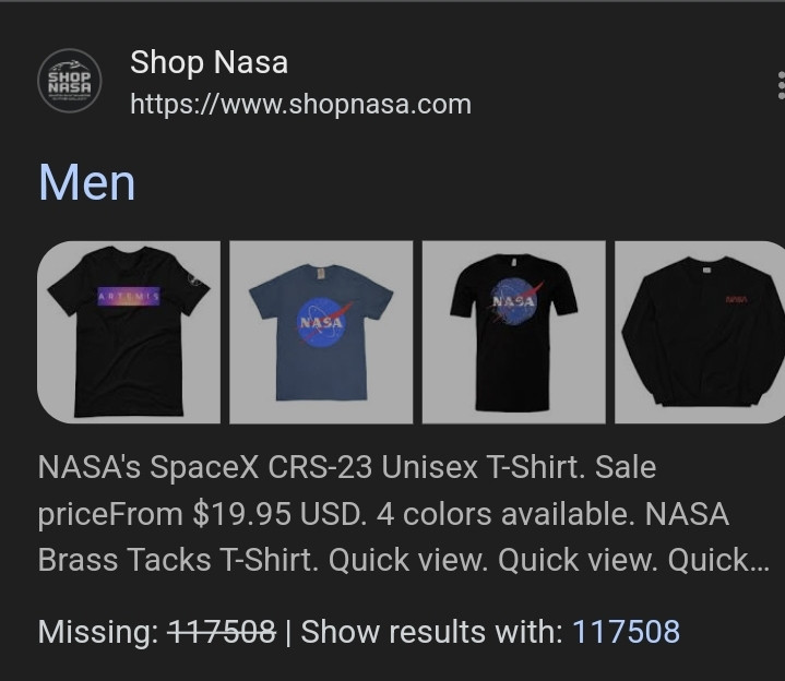 تی شرت مردانه برند ناسا NASA استوک اورجینال رنگ سبز قیمت سایت کمپانی