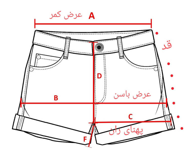 شلوارک زنانه لینن برند J.CREW استوک اورجینال رنگ یاسی نحوه ی اندازه گیری