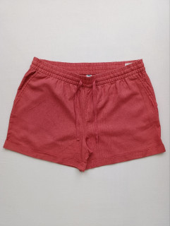 شلوارک زنانه لینن برند OLD NAVY استوک اورجینال صورتی پودری نمای جلو