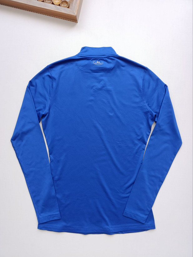 لباس ورزشی زنانه برند UNDER ARMOUR استوک اورجینال رنگ آبی نمای پشت