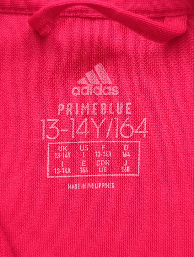 سویشرت ورزشی مردانه برند ADIDAS استوک اورجینال رنگ قرمز نمای لوگوی برند