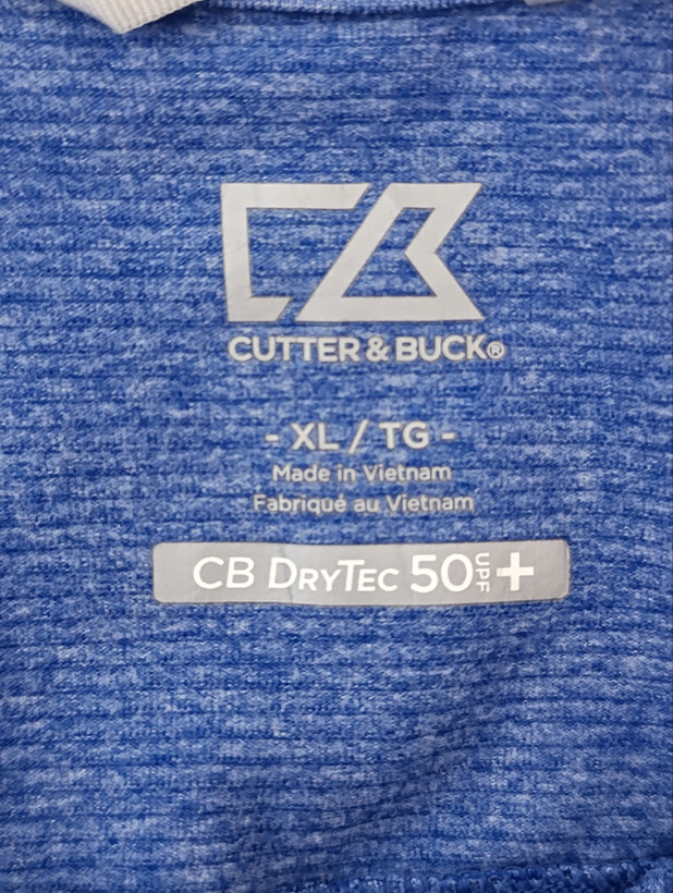 سویشرت ورزشی مردانه برند CUTTER&BUCK استوک اورجینال نمای اتیکت برند