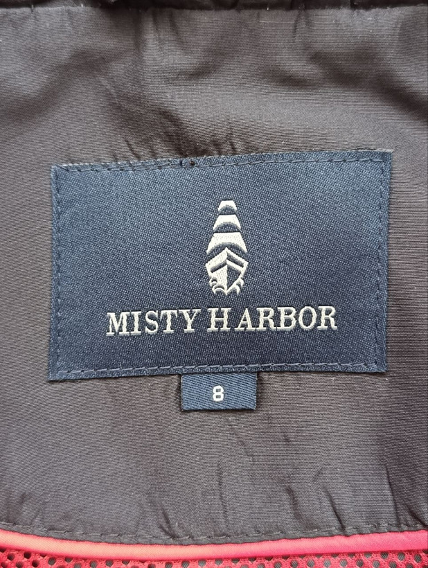 بادگیر زنانه برند MISTY HARBOR استوک اورجینال دولایه نمای اتیکت برند