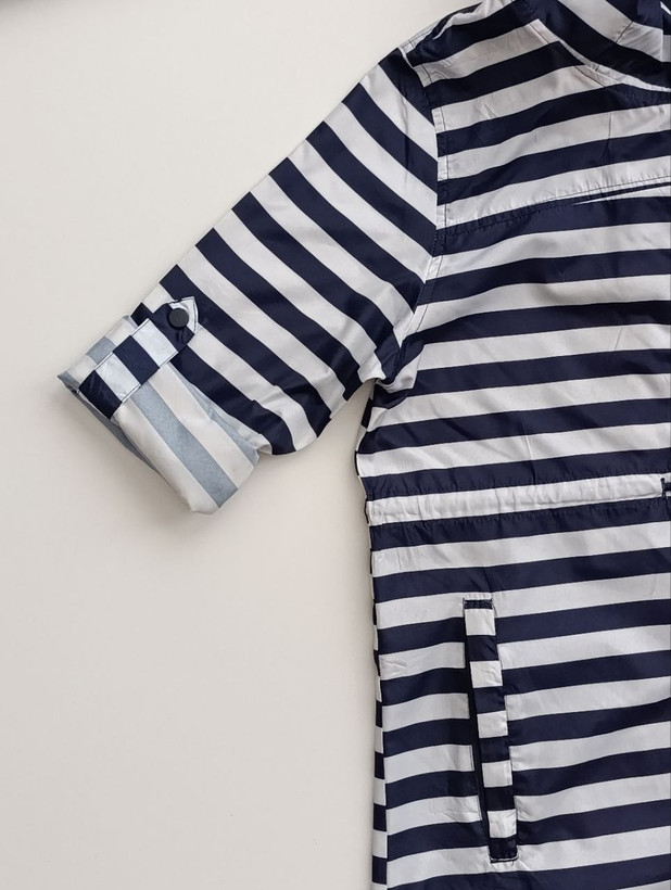 بادگیر زنانه برند PARKA IN A POCKET استوک اورجینال ضدآب بنمای سرآستین جمع شونده