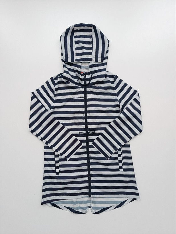 بادگیر زنانه برند PARKA IN A POCKET استوک اورجینال ضدآب نمای اتیکت مشخصات نمای جلو