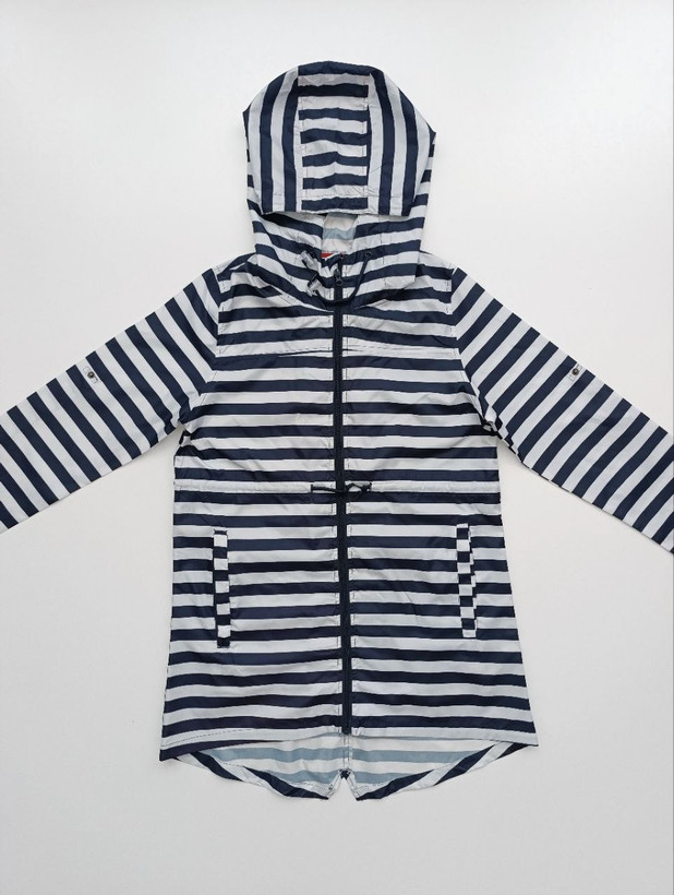 بادگیر زنانه برند PARKA IN A POCKET استوک اورجینال ضدآب نمای اتیکت مشخصات نمای اصلی