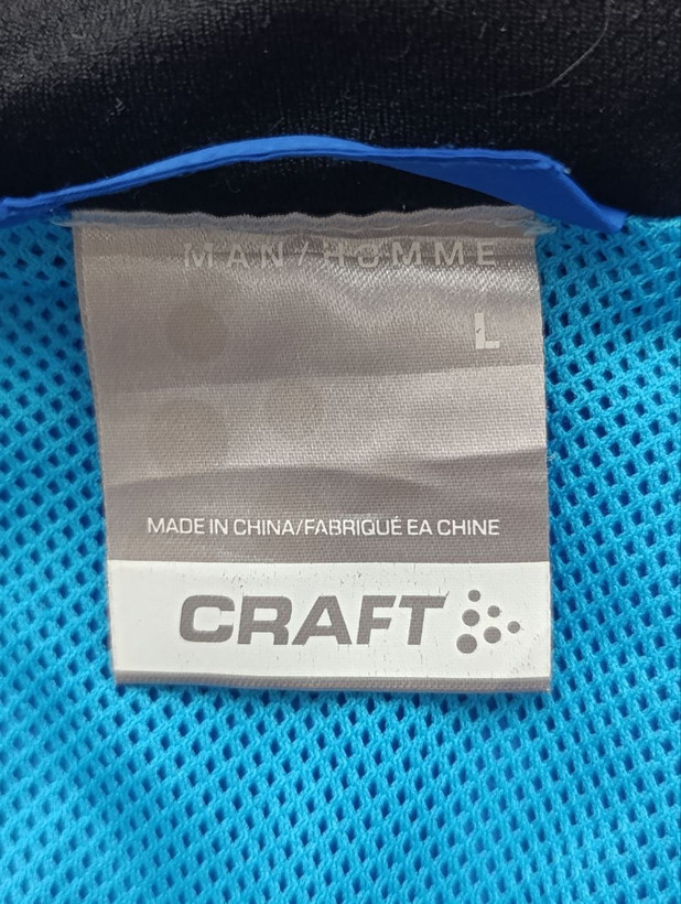 بادگیر مردانه برند CRAFT استوک اورجینال دولایه نمای اتیکت برند