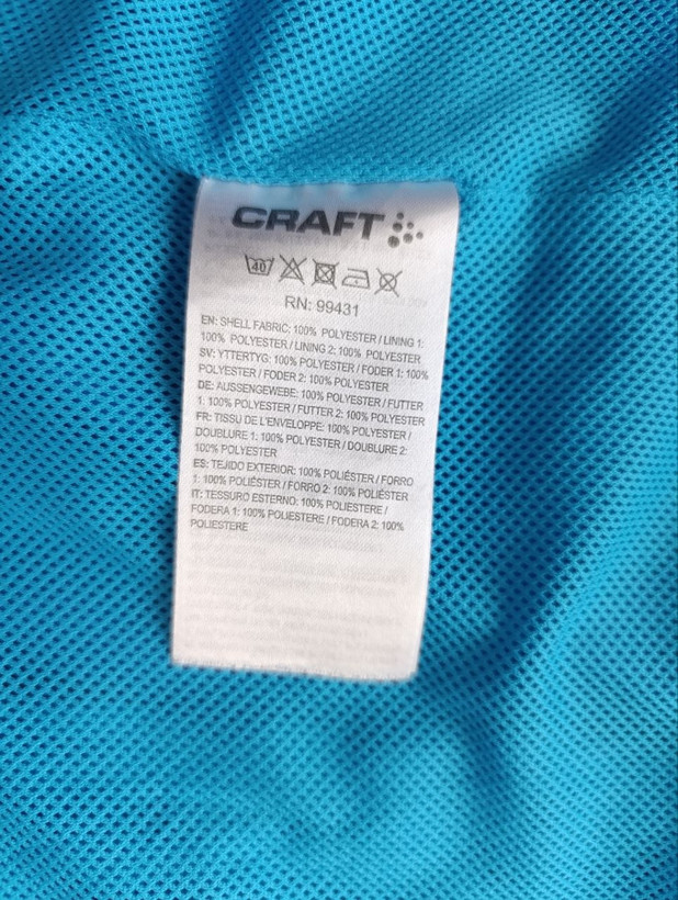 بادگیر مردانه برند CRAFT استوک اورجینال دولایه نمای اتیکت مشخصات