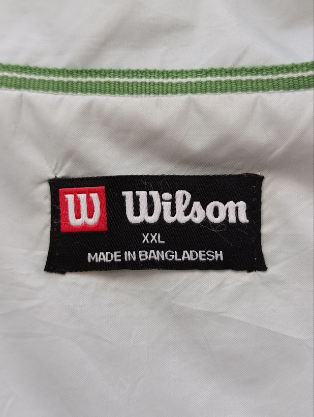 بادگیر مردانه برند WILSON استوک اورجینال ضدآب نمای اتیکت نام برند