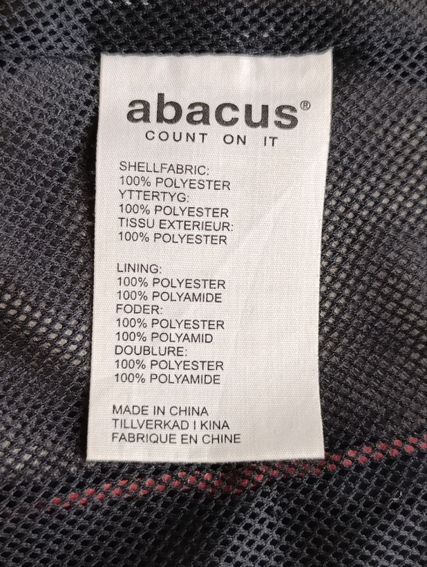 بادگیر مردانه برند ABACUS استوک اورجینال ضدآب